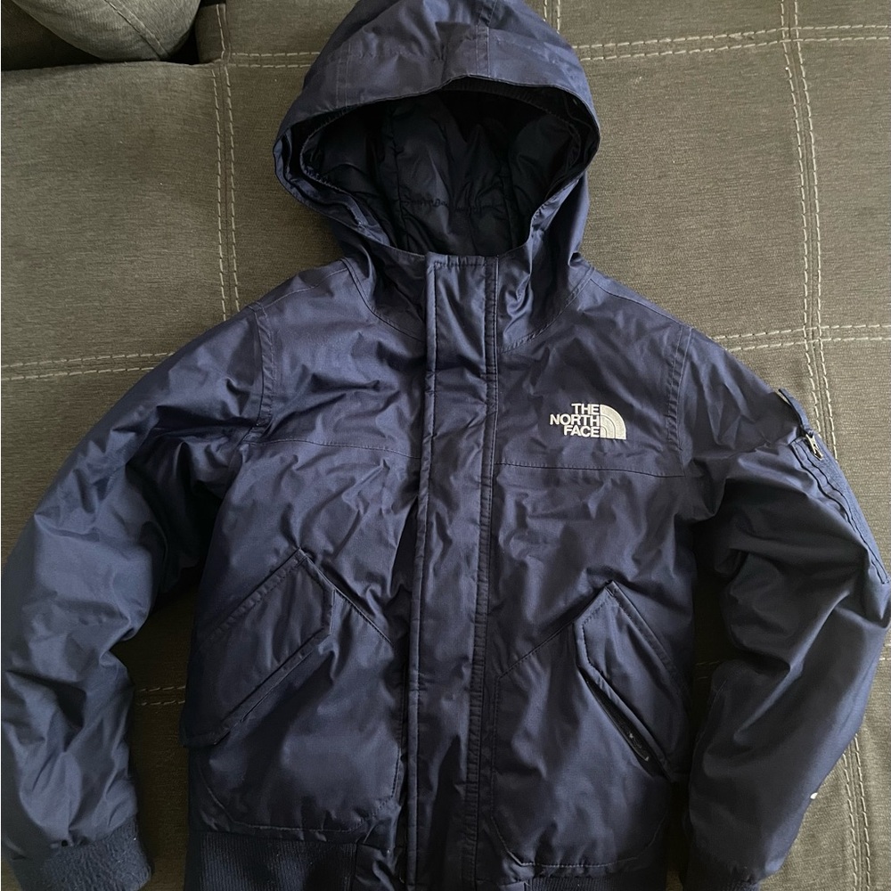 The North Face Dark Blue Hooded Jacket